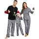 thumbnail image 2 of Ekouaer Conjuntos de pijamas de Navidad familiares a juego para mujeres, hombres y niños, pijamas de manga larga, conjuntos de salón de vacaciones, 2 of 3