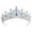 B, variant on Silver Tiara Crown Headband Princess Elegant Crowns with combs for Women Carnival Birthday Crystal Queen Rhinestone Hair Accessories Wedding Brides