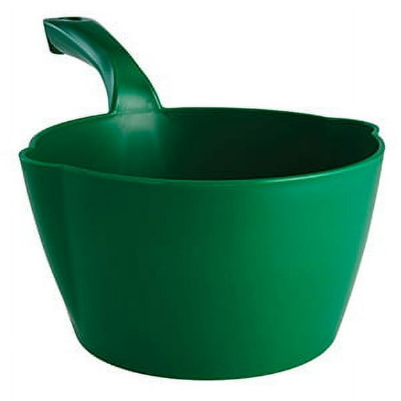 Vikan 64 oz. Round Scoop - Green (2 Units)