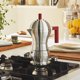 thumbnail image 2 of Alessi MDL02/6 R Pulcina - Cafetera de 6 tazas con mango y perilla de fundición de aluminio en Pa, r, 2 of 6