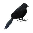 thumbnail image 3 of EUDIDV Spooky Halloween Ornaments Halloween Figurines 6pc Simulation Crow Decoration All Saints Crow Props Simulation Party Supplies Decoration, 3 of 7