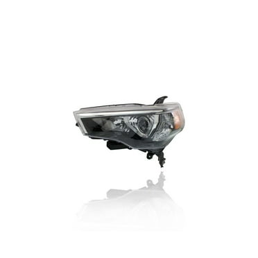 Headlight Assembly - DEPO Compatible/Replacement for '14-20 Toyota 4Runner - Halogen - Left Hand - Driver - 8117035571 Fits select: 2016 TOYOTA 4RUNNER SR5/LIMITED/SR5 PREMIUM