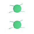 thumbnail image 3 of Bewildely Cojines Coloridos Para Interiores Y Exteriores - Sillas Bistros De Algodón Hipoalergénicas Y Amigables Con La Piel Verde 30cm Verde 30 centimetros 2piezas, 3 of 6