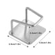 thumbnail image 4 of Yuarrent 5 piezas de estantes de esponjas de acero inoxidable gancho autoadhesivo ajustable estante de secado de drenaje impermeable sin taladro Organizadores de utensilios de cocina, 4 of 6
