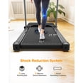 thumbnail image 3 of FYC Folding Treadmill for Home with Incline 265lb Weight Capacity 2.5HP Foldable Electric Treadmill with Bluetooth, Portable Treadmill for Home Office Fitness Walking Jogging Workout, Silver, 3 of 6