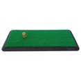 thumbnail image 1 of Golf Hitting Mat with Rubber Tee Holder Golf Training Aids Driving Chipping Putting Golf Hitting, 1 of 8