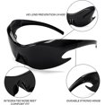 thumbnail image 4 of Gafas de sol futuristas, moda Alien Y2K envolvente para mujeres y hombres, 4 of 5