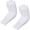 White, variant on Arm Sleeves for Men Women Youth, UV Sun Protection, Tattoo Cover Up, Cooling, Compression Sports Sleeve - 2 & 4 Pairs