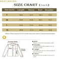 thumbnail image 3 of Beecarchil Womens Blazer Casual Lightweight 3/4 Sleeve Open Front Jacket S-XL, 3 of 5