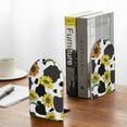 thumbnail image 5 of Hirioo Sunflowers Country for Bookends Decorative Bookends for Shelves for Home or Office, Non-Slip Base, 5 of 8