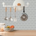 thumbnail image 4 of DEWOO Peel and Stick Backsplash - 10 Sheets of 12"×12" - 3D Adhesive Peel and Stick Tile Backsplash for Kitchen, Bathroom, Wall Tile, Gray, 4 of 13