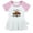 Pink Raglan Dresses, variant on iDzn I Was Born A Cowgirl Funny Dresses For Baby, Newborn Babies Skirts, Infant Princess Dress, 0-24M Kids Graphic Clothes (White Sleeveless Dresses, 0-6 Months)