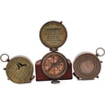 thumbnail image 4 of NauticalMart Antique Brass Compass Personalized Compass with Case, Gift for Son, to My Son Gifts, Mom to Son Gift, 4 of 6