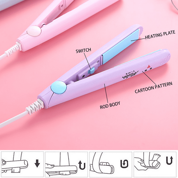 Mini Plancha Plancha Para Cabello Inteligente Temperatura Para