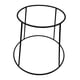 thumbnail image 5 of Elevador de bandejas para servir alimentos, bandeja para pizza y mariscos, bandeja de almacenamiento de alambre, alambre metálico Negro 15cm a 22cm, 5 of 9