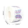 thumbnail image 2 of Eoozwa Lasers Butterfly Stickers Roll Fun Colorful Butterfly Flowers 1 Inch Cut Self-Adhesive Gift Round Seal Label Stickers Scrapbook Envelopes Water Bottles, 2 of 7