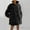 Black Coat for Womens, variant on jtjvou Oversized Quilted Puffer Jackets for Women Lightweight Button Down Warm Winter Down Coat Outerwear with Pockets Green L