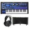 Novation MiniNova 37-Key USB MIDI Keyboard SynthesizerHeadphones + Foam Shield