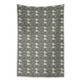 thumbnail image 1 of Soimoi Japan Crepe Satin Fabric Leaves & Ranunculus Floral Print Fabric by the Yard 42 Inch Wide, 1 of 3
