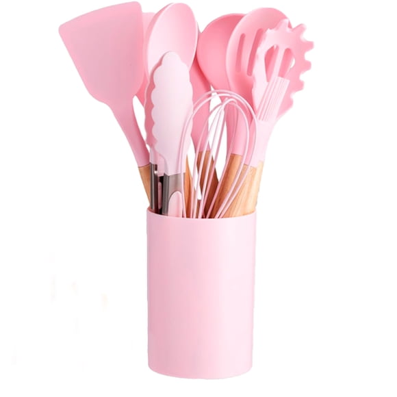 Juego de Utensilios de Cocina Kuche,12 pzs, rosa