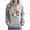 Gray, variant on Women Turkey Graphic Hooded Sweatshirt, Drawstring Long‑Sleeve Pullover Hoodie with Front Kangaroo Pocket, Casual Tops for Fall Gatherings Green M