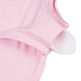 thumbnail image 5 of Natural Uniforms Women’s Longline Wirefree Padded Medium Support Sports Bra (X-Large, Pink), 5 of 5
