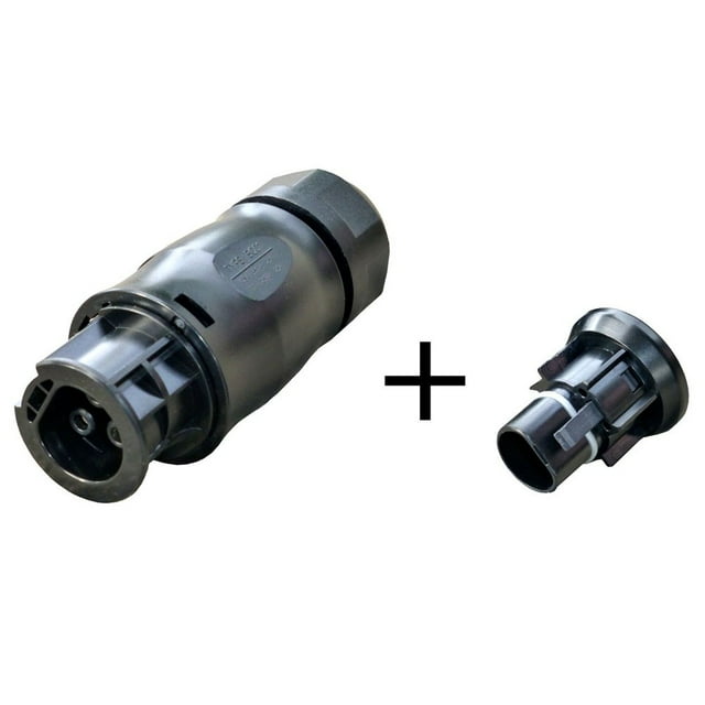 3-Pole Waterproof Connection Female Plug End Cap Solar Connector For Betteri BC01 For Hoymiles Panel Power Setup Adapter