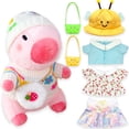 thumbnail image 1 of Capybara Peluche con Ropa y Accesorios – 25cm Capibaras de Peluche para Vestir, Juguete de Felpa Kapibara, 1 of 5