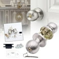 Door knob,Keyed Entry Door Knob with Lock, Interior Door New and Fast
