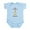Sky Blue, variant on CafePress - Daddy's A Chief Infant Bodysuit - Baby Light Bodysuit, Size Newborn - 24 Months