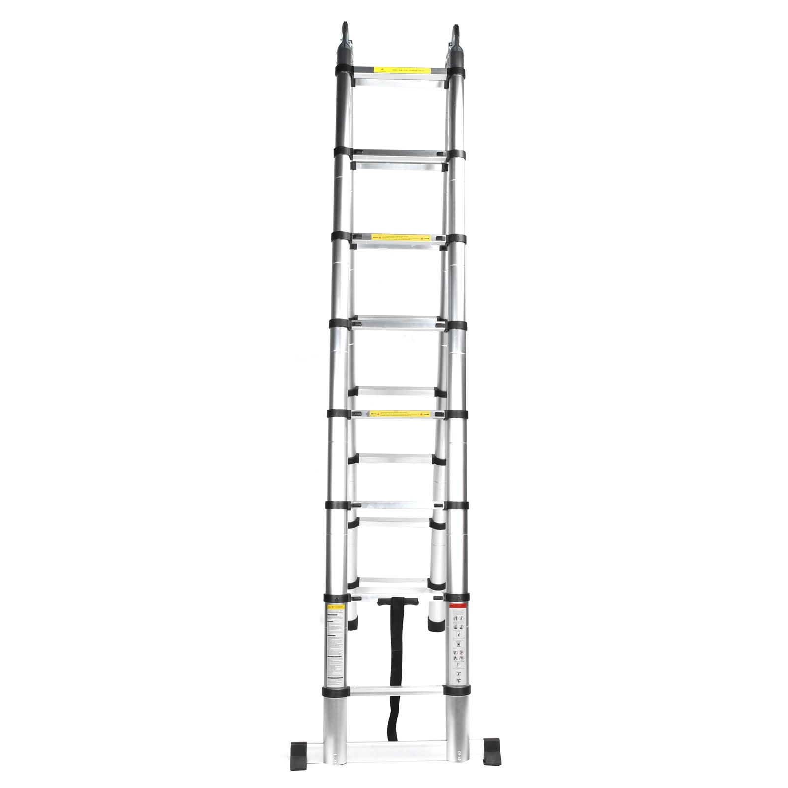 Aluminium Telescopic Ladder Extension Portable Heavy Duty Load Capacity 150Kg 5m 