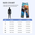 thumbnail image 4 of Fotbe Colorful Underwater Sea Turtle Pantalones de Pijama para Hombre, Pantalones de Dormir, Pantalones de Casa con Cintura Ajustable y Bolsillos-X-Large, 4 of 6