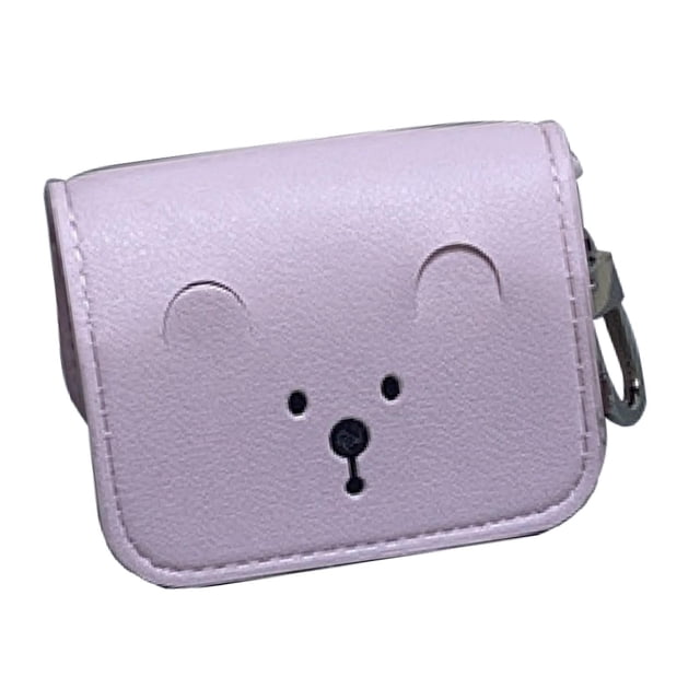 Bolsa de caca de perros con bolsas de clip de correa para correa, saco de caída de caca, dispensador de bolsas de residuos para mascotas para caminar rosa