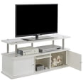thumbnail image 3 of Convenience Concepts Designs2Go 50" TV Stand with Three Cabinets in White Wood, 3 of 4
