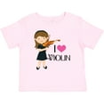 thumbnail image 3 of Inktastic Girls I Heart Violin Girls Baby T-Shirt, 3 of 5