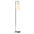 thumbnail image 3 of Henn&Hart 11" Brushed Nickel Finish Metal/Fabric Floor Lamp, 3 of 8