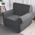 thumbnail image 5 of Rewera Waterproof Elastic Dustproof Slipcover Sofa Cover Set Cushion Protector (Gray For Love-seat), 5 of 7