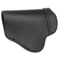 thumbnail image 4 of Bolsa de transporte con banda para la cintura, portátil, de cuero, ligera, para caminar, viajar, andar en bicicleta, color negro, 4 of 10