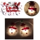 thumbnail image 2 of Wondsea Christmas Snowman String Lights 3m 20 Led Christmas Decoration con 2 modos de luz para el hogar, el jardín, el dormitorio y la decoración interior y exterior. Afortunado Sencillez, 2 of 4