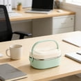 thumbnail image 6 of Votnto Single Layer Stainless Steel Lunch Box with Carry Handle, Airtight Leakproof Insulated Bento Container for Office Outdoor Meal Prep, 6 of 6