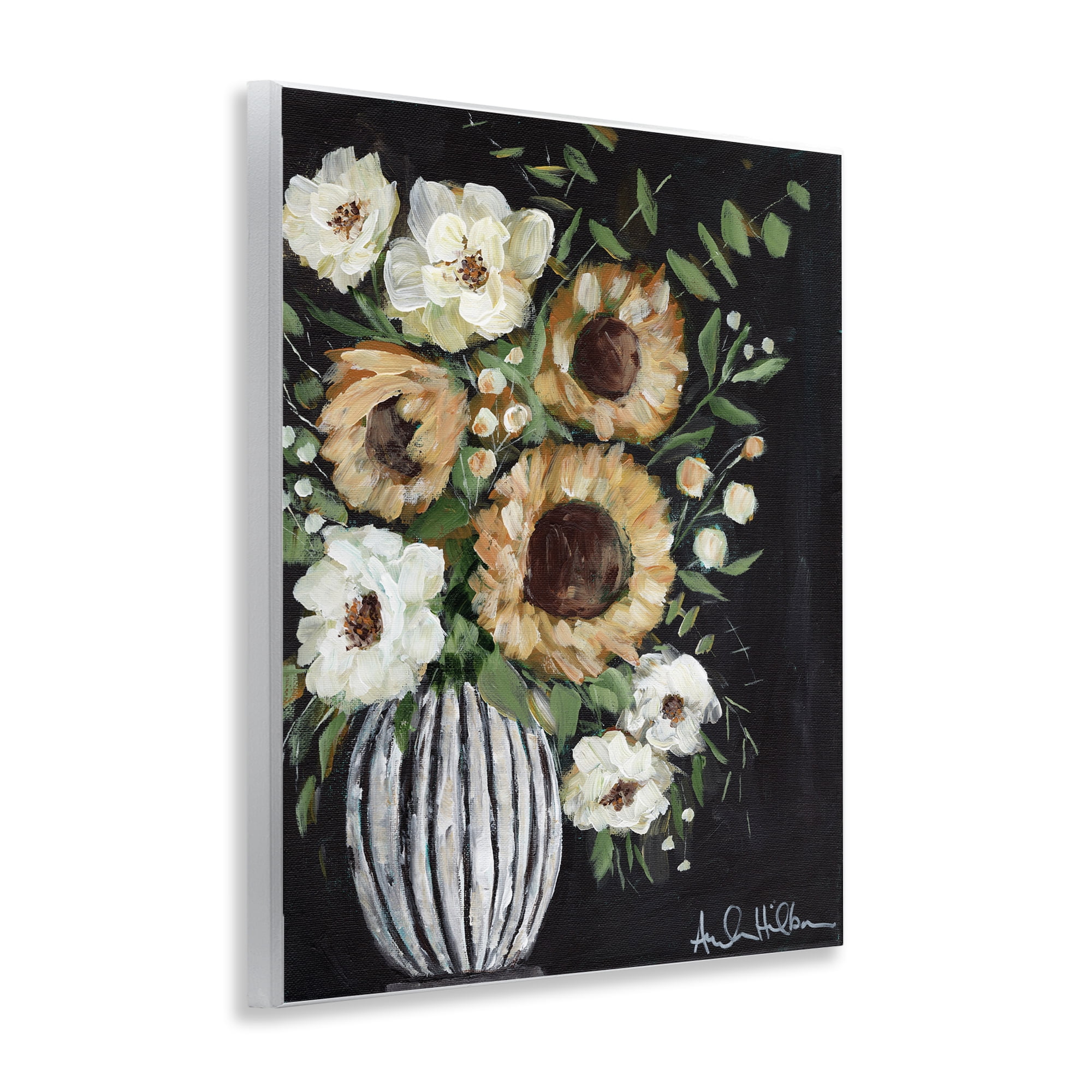 Stupell Industries Full Country Bouquet Botanical & Floral Painting Unframed Art Print Wall Art, 11 x 14