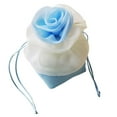 thumbnail image 2 of GUOOL Chinese Style Candy Bag Flower Gifts Pouch Drawstring Gift Bag Light Blue, 2 of 6