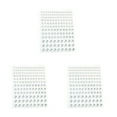 thumbnail image 3 of Transemion Eye Face Rhinestone Stickers Crystal No Glue Glitter Forehead Makeup Jewelry Festival Accessory DIY Decorations White 3Set, 3 of 6