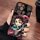 thumbnail image 3 of Funda de teléfono negra con dibujos animados de Japón, carcasa trasera transparente mate para iPhone 15, 14, 13, 12, 11, Mini Pro Max, XR, XSMax, 7, 8 Plus, 3 of 4