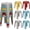 Multi Color/18INCH-6PCS, variant on WSWJY 4 Pack Stackable Classroom Stools 10 Inch Nesting Plastic Stools Portable Backless Chairs for Kids, Toddlers, Preschool, Classroom, Living Room, Playroom, Home