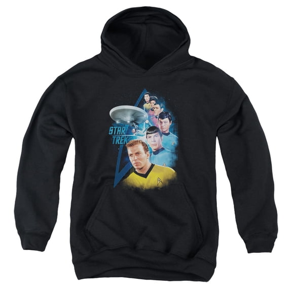 Star Trek - Among The Stars - Youth Hooded Sweatshirt - Medium