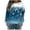Blue, variant on Black_Friday,Cyber/Monday Under $25 Fayshow0 Women Long Sleeve Tops and Tees Fashion Women'S Print Round-Neck Pullover Tops Long Sleeve Comfortable Blouse Sweatshirt