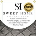 thumbnail image 5 of Hudson Pintuck Fabric Shower Curtain 72"x72", 5 of 5