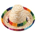 thumbnail image 2 of Dog Sombrero Hat, Mini Straw Sombrero Hats Cat Hat Dog Hats For Small Dogs Mexican Hats Sombrero Party Hats with Cotton Rope Adjustment For Small Medium Large Pets, Puppy, Cat, 2 of 7
