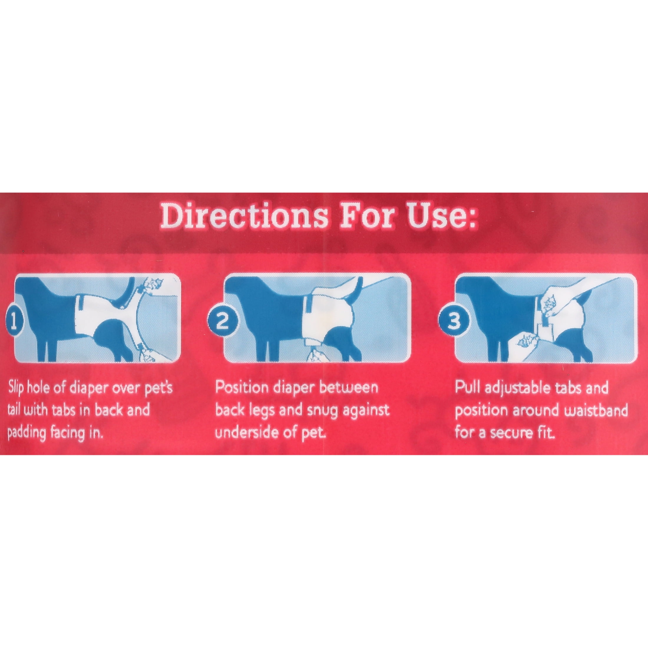 (3 pack) Vibrant Life Disposable Diapers for Female Dogs - Small